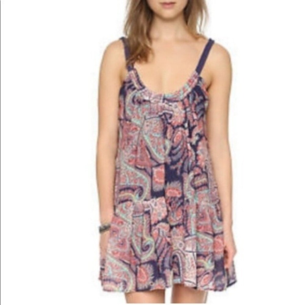 SUBOO 'Kasbah' Multi Color Floral Paisley Dress US8